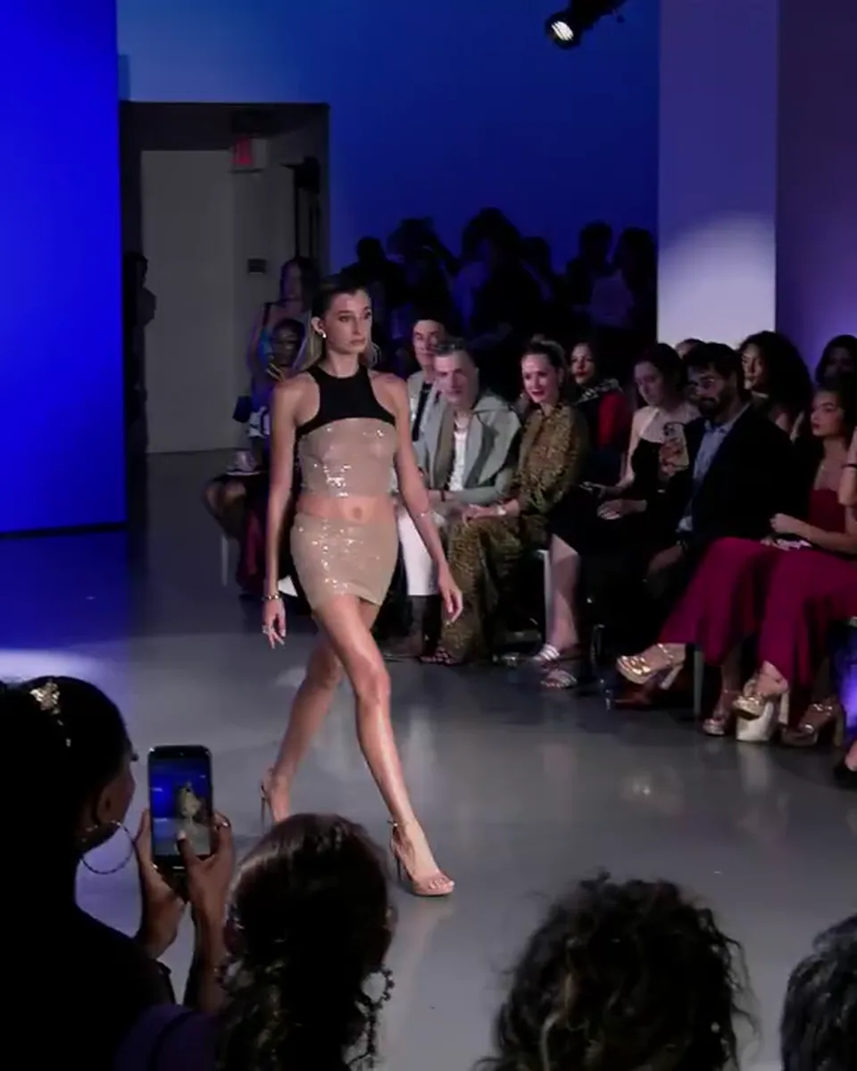 EGYPTIAN BLUE runway collection look 3
