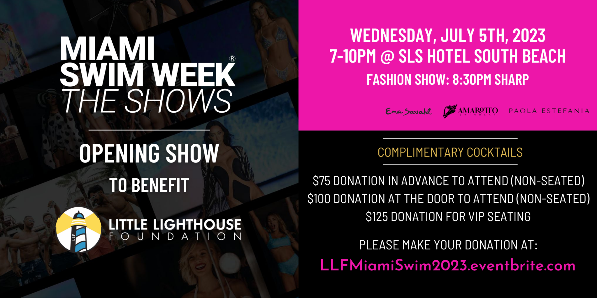 Miami Swim Week® Opening Show Benefitting Little Lighthouse Foundation